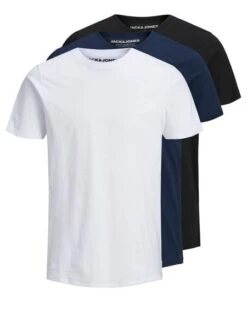 Jack &amp; Jones Herren Rundhals T-Shirt JJEORGANIC BASIC 3er PACK - Slim Fit -Zoe Bekleidungsgeschäft 47715 jj 3644548 front