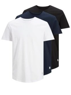 Jack &amp; Jones Herren Rundhals T-Shirt JJENOA 3er PACK - Regular Fit -Zoe Bekleidungsgeschäft 47717 jj 3644606 front 1