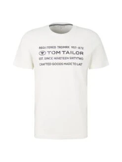 Tom Tailor Herren T-Shirt PRINTED BASIC - Regular Fit