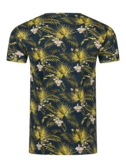 Riverso Herren Rundhals T-Shirt RIVBill Regular Fit -Zoe Bekleidungsgeschäft 48473 02 RIVBill H12021R22449AJD tropical navy Rueck