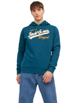 Jack &amp; Jones Herren Hoodie Kapuzenpullover JJELOGO - Regular Fit