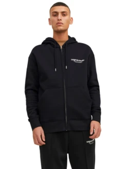 Jack &amp; Jones Herren Hoodie Kapuzenpullover JORVESTERBRO ZIP - Relaxed Fit