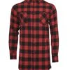 Urban Classics Herren Side-Zip Long Checked Flanell Shirt